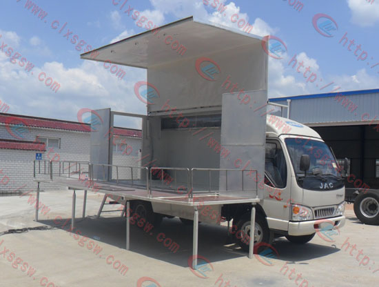 側展商品舞臺車
