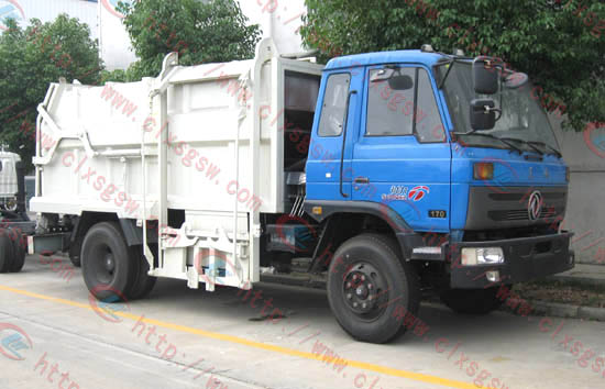 掛桶式壓縮垃圾車