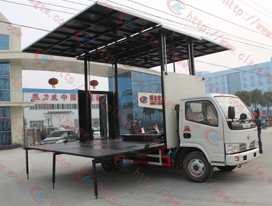 舞臺及商品展銷二用車