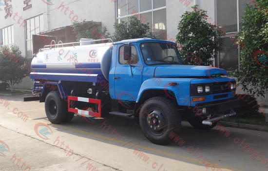 國四尖頭灑水車